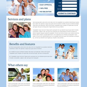 Landing Page Design: Insurance Landing Page